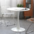 Sintered Stone white Tulip Table with St of Chairs