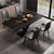 Fancy Modern Design Black Sintered Stone Dining Table