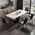 High Design Dining Table with Set of Chairs in Dining Space of Home