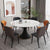 Round Dining Table with Doll Dining Chairs Set in Dining Space